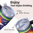 thumbnail image 4 of 20OZ Insulated Unicorn Cup with Handle and Straw Double Wall Stainless Steel Tumbler Travel Mug Maintains Drink Temperature Perfect Presents for Women Mom Friends on Birthday Christmas Thanksgiving, 4 of 6