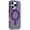 Purple, variant on Dteck for iPhone 14 Magnetic Case Cover, Shockproof Supports Wireless Charging Hard PC Back TPU Bumper Phone Case, White