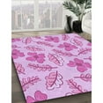 thumbnail image 2 of Ahgly Company Indoor Rectangle Patterned Blossom Pink Area Rugs, 7' x 10', 2 of 6