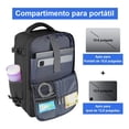 thumbnail image 3 of Mochila De Viaje Mujer, Mochila Para Laptop Negro, 3 of 3