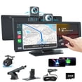 thumbnail image 2 of Pantalla Carplay NRKDUBQ HD de 10.26 pulgadas con control por voz GPS, 2 of 9