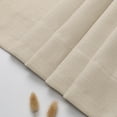 thumbnail image 3 of OVZME Bethany Natural Linen Light Filtering Curtains 63 Inch Length 2 Panels, Faux Linen Texture Drapes for Bedroom Living Room, Each 40"Wx63"L Inch Linen, 3 of 8