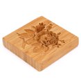 thumbnail image 2 of Molde de madera para galletas, flor, cono de pino, sello tallado para galletas, 3 uds. (A/B/C), 2 of 6