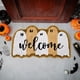 thumbnail image 5 of Decoraciones de Halloween, tapete de imitación de cachemira fantasma para entrada de porche, antideslizante, decorativo, antisuciedad, antideslizante, de fibra de poliéster., 5 of 6