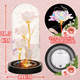 thumbnail image 3 of Flor Eterna Artificiales Regalos Para Mujer Rojo Blanco, 3 of 5