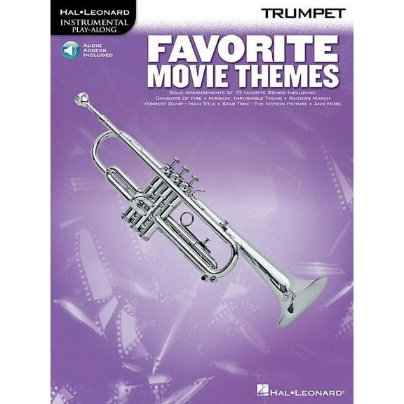Favorite Movie Themes for Trumpet Book/Online Audio, (Paperback)
