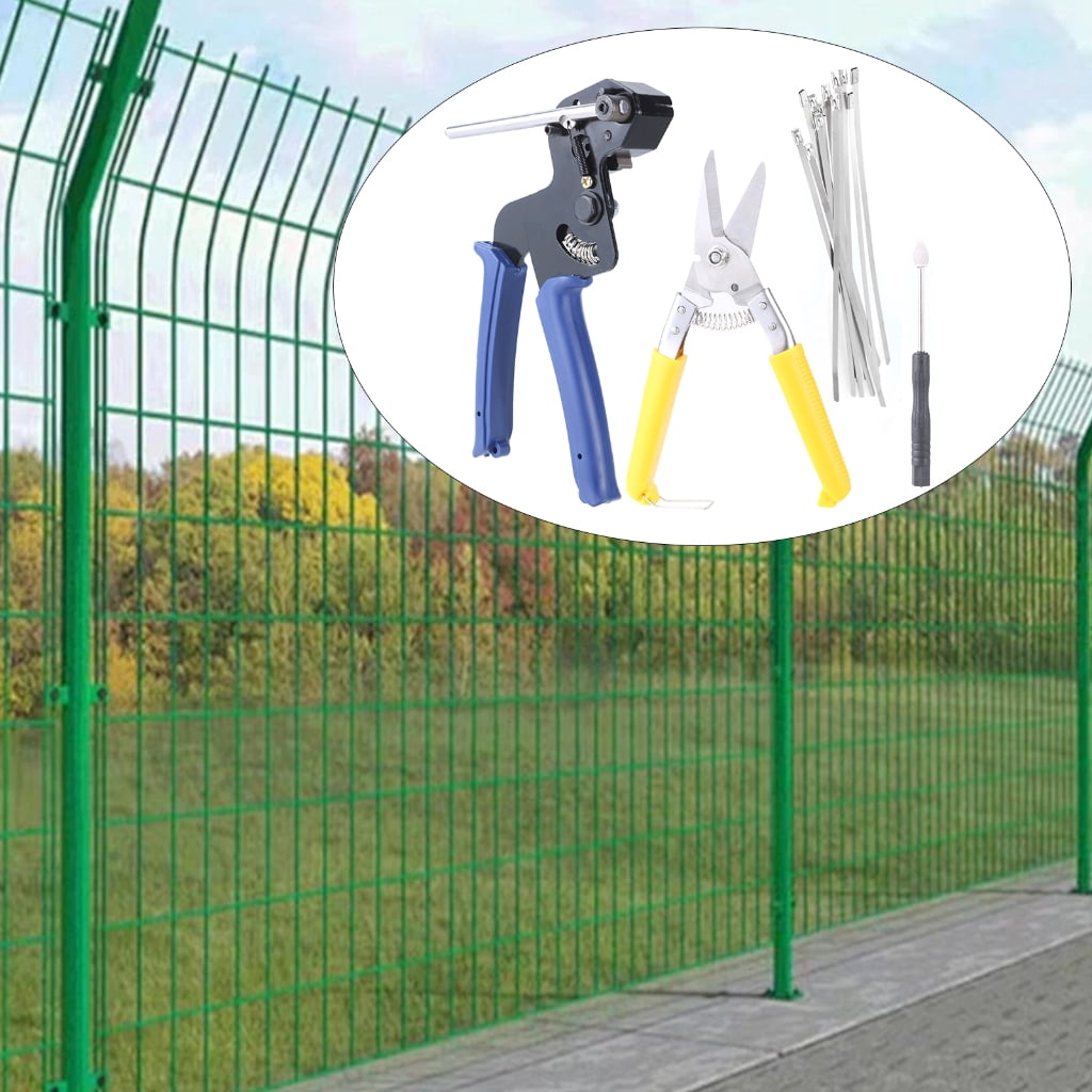Metal Zips Ties Cutter Cable Ties Plier Stainless Steel Metal Tie Hand Wrap Tension Cutting Tools Self-Locking Zips Ties