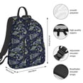 thumbnail image 4 of Balery Hand Drawn Rockets Lightweight Backpack for Men and Women - Durable and Water-Resistant, Ideal for School, Work, Travel, and Everyday Use, 4 of 9
