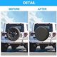 thumbnail image 3 of Car Spare Wheel Cover for Mitsubishi Pajero V93 V97 2007, Leather Tyre Cover 16 inch (30'31'), 3 of 5