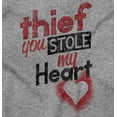 thumbnail image 2 of Thief Stole My Heart Valentines Day Zip Hoodie Sweatshirt Women Brisco Brands S, 2 of 6