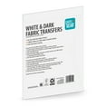thumbnail image 4 of Pen+Gear White & Dark Fabric Transfer Paper, Inkjet Printable, 8.5" x 11", 6 Sheets, 4 of 11