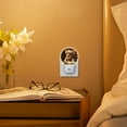 thumbnail image 2 of Night Light Plug into Wall,Dusk to Dawn Sensor Auto-On/Off for Bathroom, Hallway,Kids Room-Cute Dog Dressed As Aristocrat Sitting At The Desk, 2 of 4