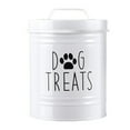 thumbnail image 2 of balikha Dog Food Storage Container Portable Sealing Sturdy Metal Handle 54oz Pet Jar white, 2 of 9