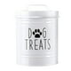 thumbnail image 2 of Recipiente hermético para almacenar comida de perro, regalo decorativo para dueños de mascotas, organizador portátil de gran capacidad para mascotas. blanco, 2 of 8
