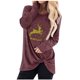 thumbnail image 1 of Camisas Navideñas Para Mujer Tops de Manga Larga Moda Navidad Impreso Cuello Redondo Kink Blusa Informal Odeerbi ODB199194, 1 of 5