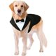 thumbnail image 1 of Juego de traje y pañuelo para perro, esmoquin para perro, traje de fiesta de boda, camisa de pajarita para boda, traje formal para perros grandes y medianos, Golden Retriever Samo Bulldogs, 1 of 7