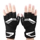 thumbnail image 3 of BOODUN Guantes de fitness antideslizantes Guantes deportivos de muñeca extendida con medio dedo (Negro Blanco L), 3 of 8