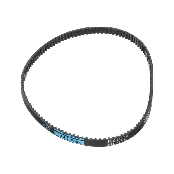 HTD-5M Rubber Timing Belt 122 Teeth, 610mm Pitch Length x 9mm Width x 3.6mm Height, Pulley Timing Belt
