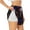 White, variant on 80s Style Palm Trees Print Women's Shorts Workout Shorts for Athletic Gym Running Shorts with Phone Pockets Large