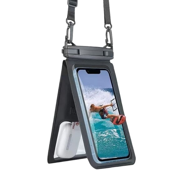 2 Pack Waterproof Phone Dry Bag IPX8 Heavy Duty Case for iPhone 17 16 15 14 13 12 11 Pro Max Plus Air Galaxy S25 4-7 Inch Beach Swimming