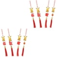 thumbnail image 2 of 8 pcs  The Year Of The Rabbit Hanging Ornaments Rabbit Tassel Pendants Chinese New Year Decor, 2 of 6