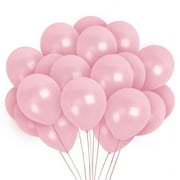 Light Pink Balloons - 12 Inch Latex Balloons - 100 Pack