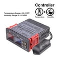 thumbnail image 2 of Digital Thermostat Humidity Controller Egg Incubator Temperature Thermometer Humidity Controller 10A Hygrometer Control ,Install Easy, 2 of 7