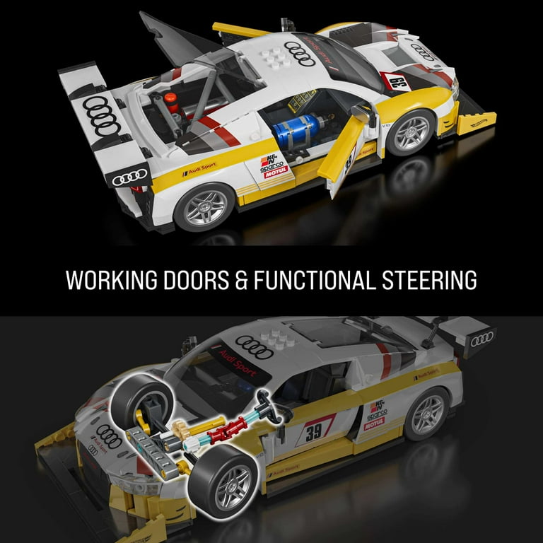 Mattel Brick Shop Hot Wheels '15 Audi R8 LMS Building Toy Kit (820
