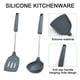thumbnail image 3 of Juego de utensilios de cocina de silicona de 2 utensilios de cocina de silicona fáciles de limpiar, 3 of 5