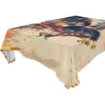 thumbnail image 4 of BZSMCE Square Tablecloth Colorful Bird Printing Pattern Tableclothes, 4 of 9