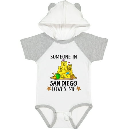 

Inktastic Someone in San Diego Loves Me Gift Baby Boy or Baby Girl Bodysuit