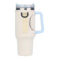 thumbnail image 2 of Funda aislante para vaso de 40 oz con gancho, impermeable, portátil, para acampar, color negro, 2 of 5