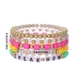 thumbnail image 2 of 5 pulseras de amistad con cuentas de letras para niñas y mujeres fans de Taylor (estilo C), 2 of 4