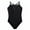 Black, variant on Dance & Gymnastics Premium Nylon Strappy Cami Basic Leotard, Girls, Black, XS-XL