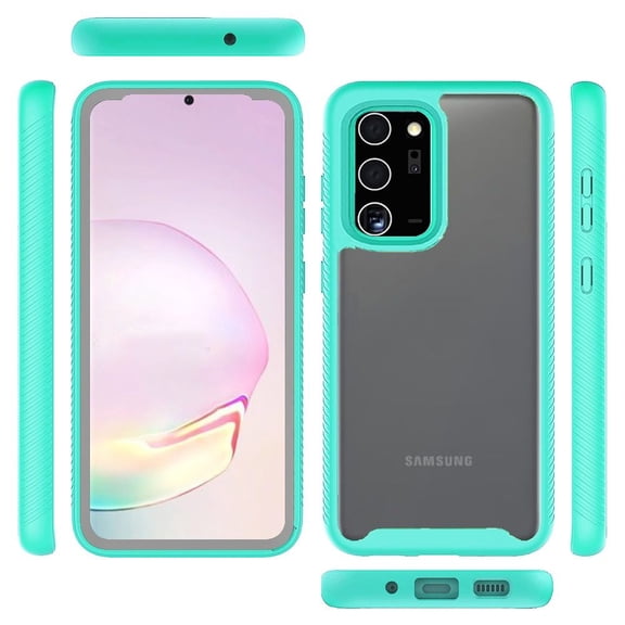GSA Shockproof Bumper Case for Samsung Note 20 Ultra - Clear/Teal