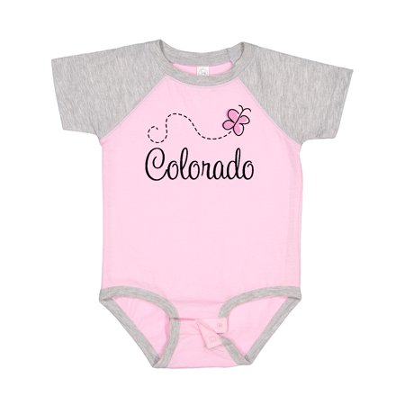 

Inktastic Butterfly Colorado Gift Baby Girl Bodysuit