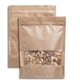 thumbnail image 1 of 100 Bolsas De Papel Kraft, Marrón Con Ventana Frontal Transparente, Aptas Para Alimentos, Fáciles De Levantar, Se Pueden Sellar Térmicamente: Dulces, Artículos Para El Hogar, Té Y Más, 1 of 4