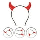 thumbnail image 4 of Diadema de cuernos de diablo para disfraz de fiesta de Halloween, accesorio de diadema de cuerno de diablo, 4 of 8
