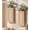 Natural Wood, variant on Wooden Wall Planter Vase,2 Pack Planter for Indoor Modern Boho Wall Art Decor for Indoor Kitchen Modern Bathroom Living Room Dining Room(Black)