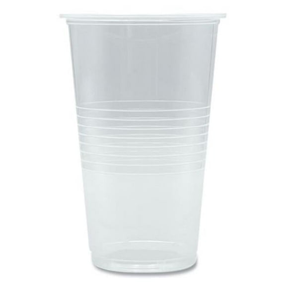 20 oz Plastic Cold Cup, Clear - 50 per Pack