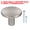Silver, variant on Uxcell Cabinet Knobs Modern Round Drawer Pulls Zinc Alloy Furniture Handle for Closet Dresser Cupboard Kitchen Bedroom Bathroom 2 Gold