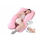 thumbnail image 1 of Almohada Xtellar rosa Para Embarazo Y Lactancia Jumbo + Regalo Microgel, 1 of 3