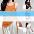 thumbnail image 3 of Fashion Casual Tank Top Crew Neck Singlets Side Tie-Up Camisole Solid Color Blouse Sleeveless Tanks Summer Hiking Travel Tee Shirts Comfort Daily Wear, 3 of 3