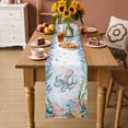 thumbnail image 2 of Octopus Coastal Table Runner 60 Inches, Summer Nautical Starfish Coral Ocean Bed Runner Dresser Scarves Tabletop for Indoor Outdoor Parties/Ceremony/Banquet, 13" x 60", 2 of 8