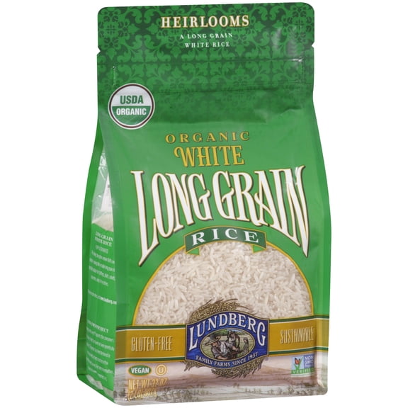Lundberg Organic White Long Grain Rice, 32 Ounce