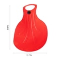 thumbnail image 3 of XiYing Portable Abs Plastic Snow Sled for Winter Sports, 51X35Cm Sledding Board with Large Handle for Snow Grass Sand Sliding, Includes 1 Sled, 3 of 7