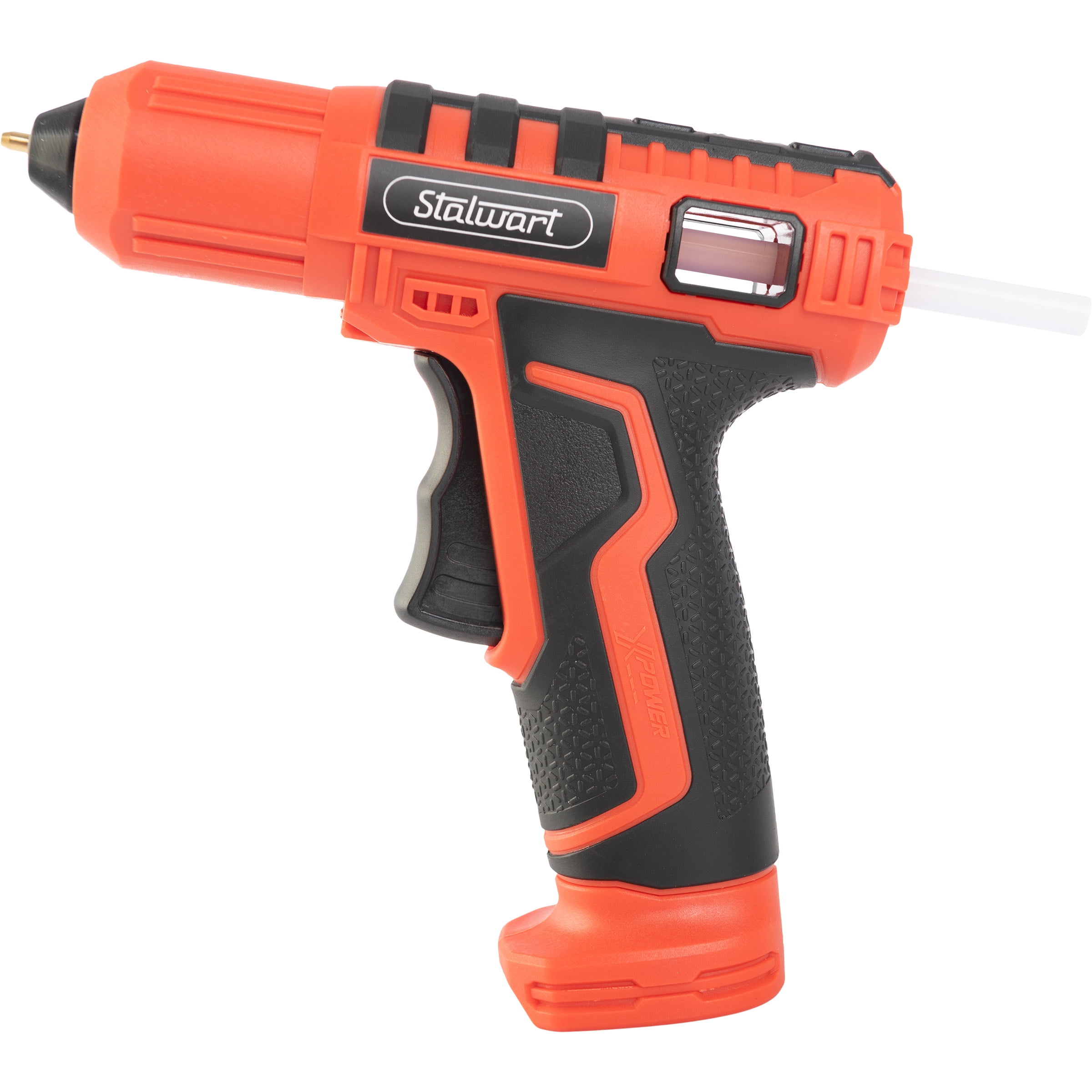 Stalwart 4V Cordless Glue Gun Kit with 15 Second Warm-Up, Red