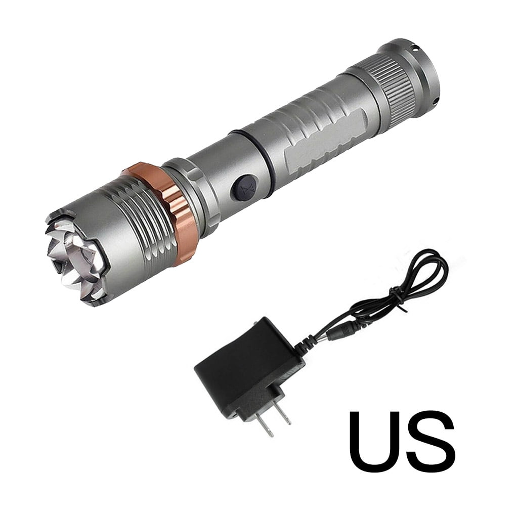 350000LM Tactical T6 LED Camping Police Rechargeable Torch Flashlight Work Light 