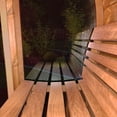 thumbnail image 5 of SaunaLife Model E7G Sauna Barrel Glass Front ERGO Series Sauna Barrel 71"x81" Glass Front, 5 of 10