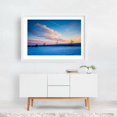 thumbnail image 2 of Winter Sunset in Frederick Co - Maryland Photography Winter Snow Landscape Sunset Rural Nature Scenic White Framed Wall Art Print 5 x 7 inches, 2 of 3